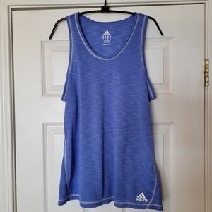 Adidas Men's Light Blue Lightweight Tank Top Size L